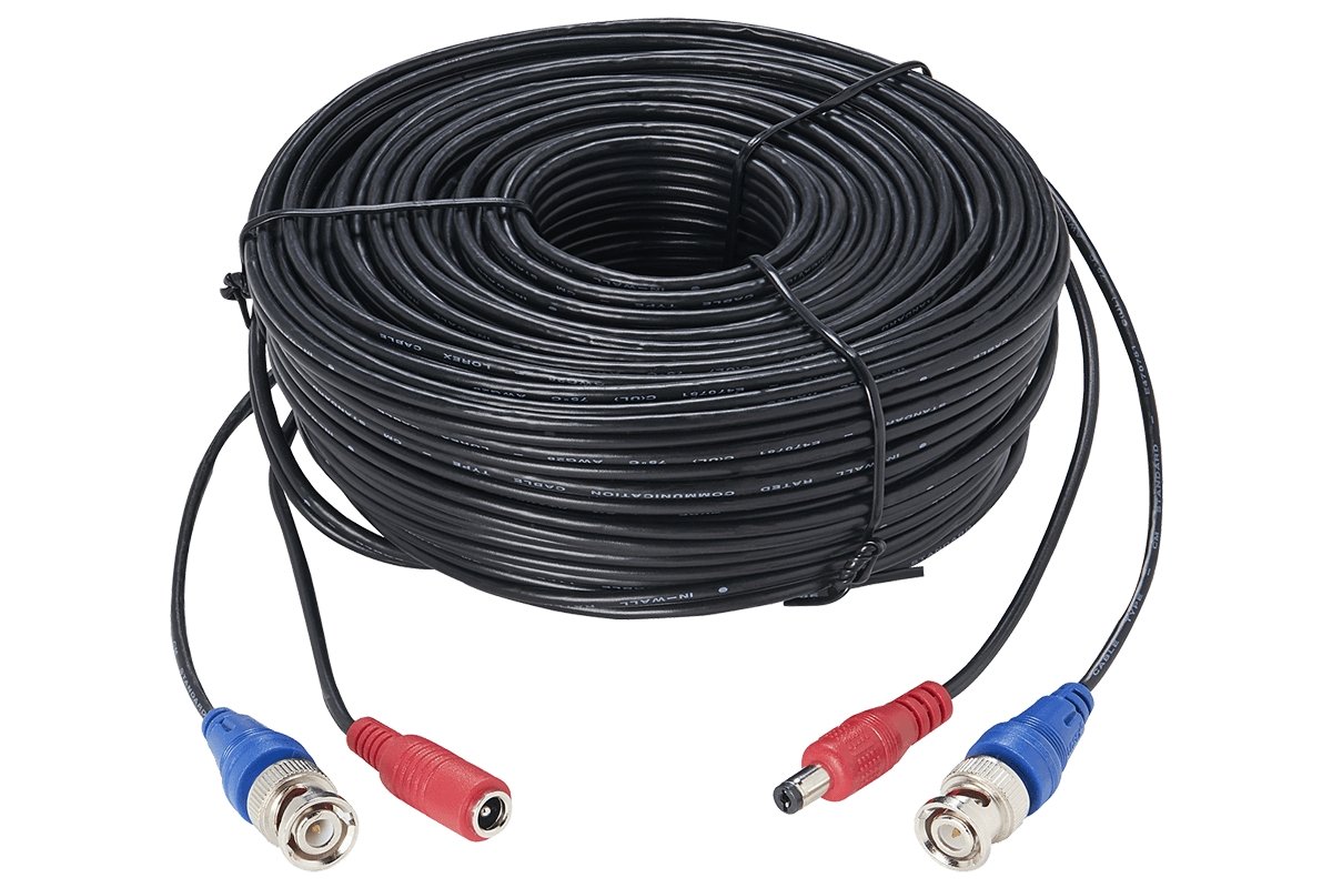 Lorex, 100ft (30m) Premium 4K RG59/Power Accessory Cable